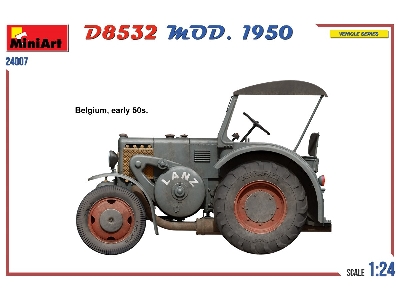 German Traffic Tractor D8532  Mod.1950 - zdjęcie 14
