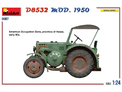 German Traffic Tractor D8532  Mod.1950 - zdjęcie 15