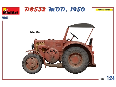 German Traffic Tractor D8532  Mod.1950 - zdjęcie 16