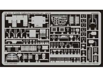  P-38L interior 1/32 - Trumpeter - blaszki - zdjęcie 3