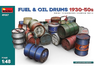 Fuel & Oil Drums 1930-50s - zdjęcie 1