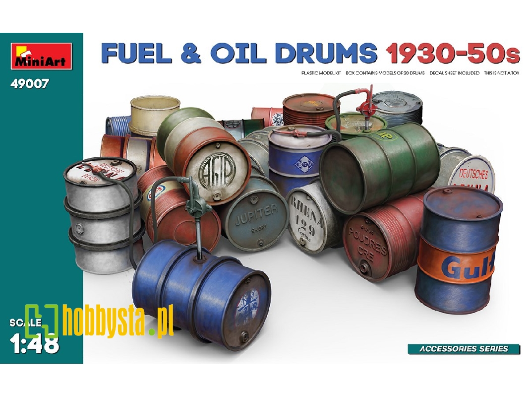 Fuel & Oil Drums 1930-50s - zdjęcie 1