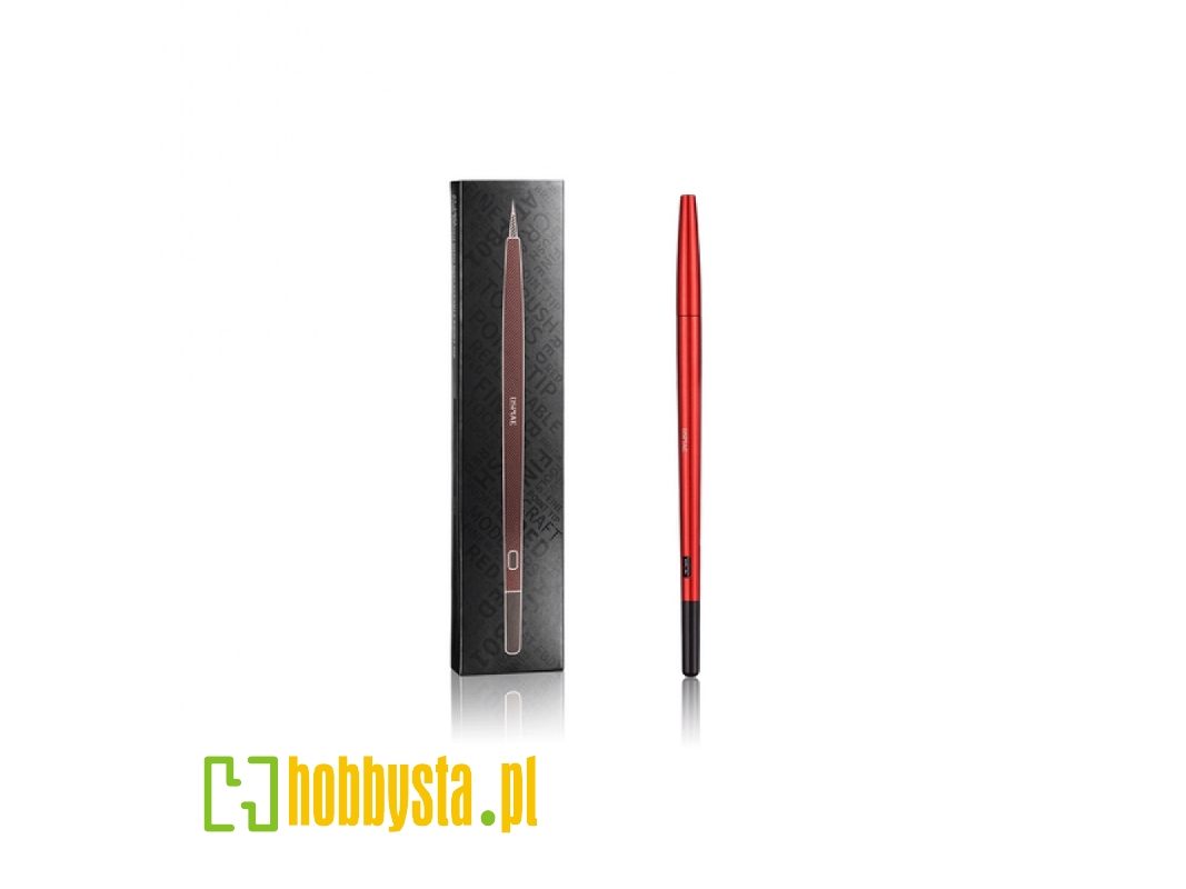 At-fb01 Fine Brush With Replacable Point Tip - Red - zdjęcie 1