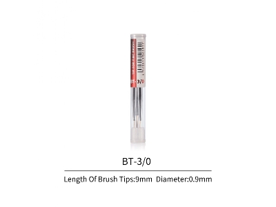 Fbt-3/0 Fine Brush Tips 3/0 (3 Pcs) - zdjęcie 1