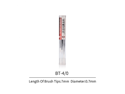 Fbt-4/0 Fine Brush Tips 4/0 (3 Pcs) - zdjęcie 1