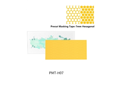 Pmt-h07 7mm Precut Masking Tape - 7mm Hexagonal - zdjęcie 1