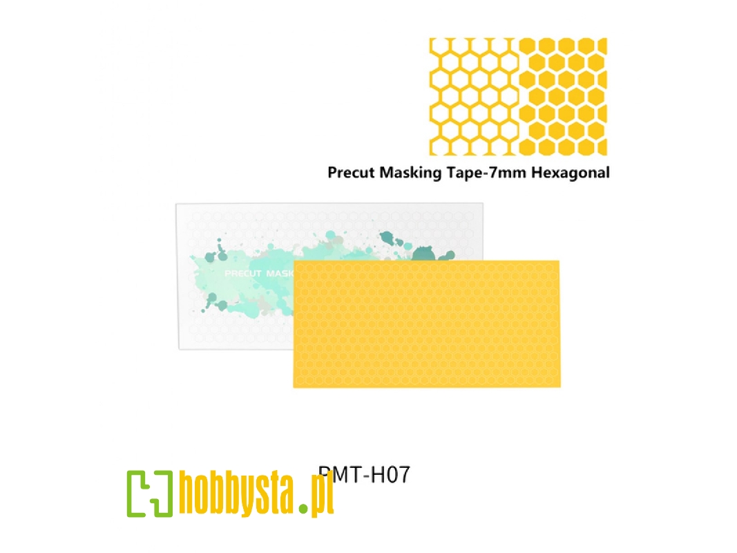 Pmt-h07 7mm Precut Masking Tape - 7mm Hexagonal - zdjęcie 1 Pmt-h07 7mm Precut Masking Tape - 7mm Hexagonal - zdjęcie 1