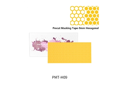 Pmt-h09 9mm Precut Masking Tape - 9mm Hexagonal - zdjęcie 1