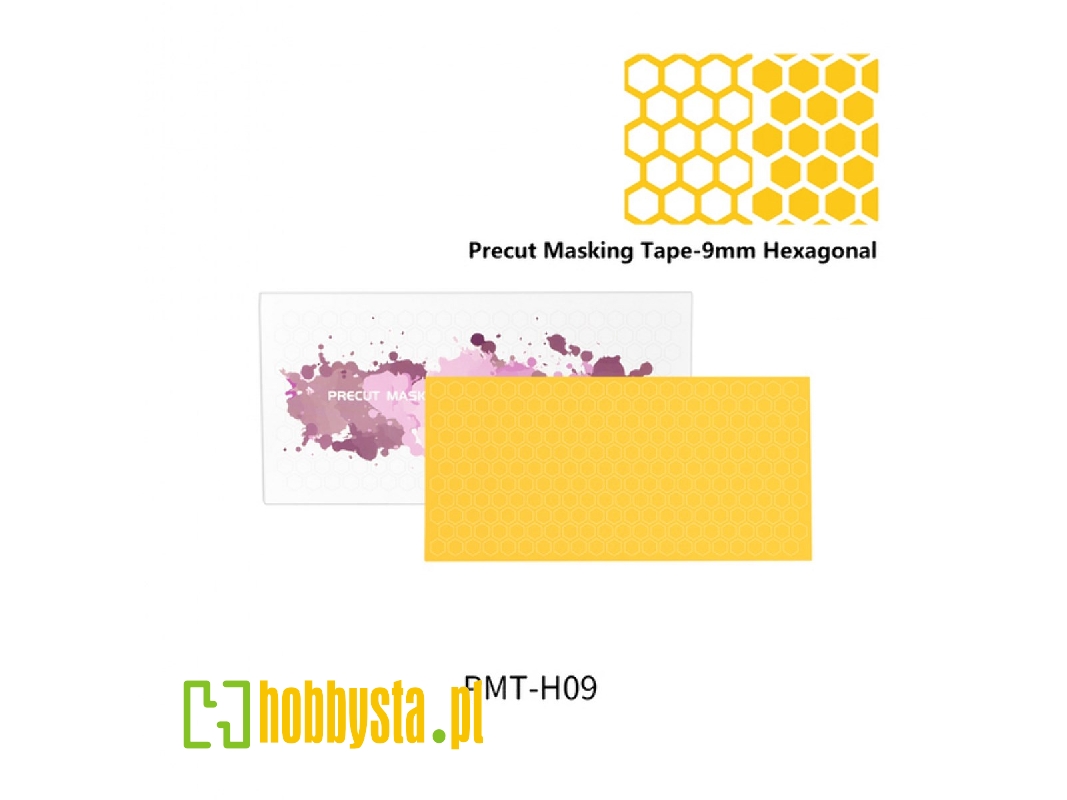 Pmt-h09 9mm Precut Masking Tape - 9mm Hexagonal - zdjęcie 1 Pmt-h09 9mm Precut Masking Tape - 9mm Hexagonal - zdjęcie 1