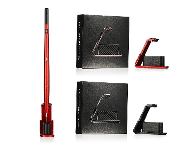 At-fbrd Fine Brush Stand - Red - zdjęcie 2