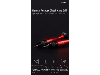 At-vhds General Purpose Chuck Hand Drill - zdjęcie 1