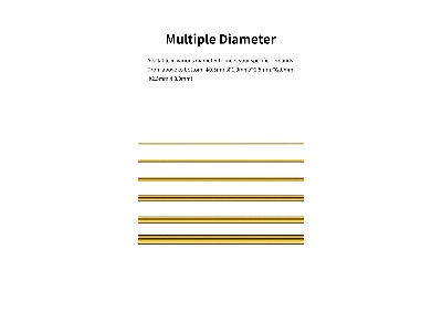 Bb-0.5 Brass Bars For Modeling 0.5mm (8 Pcs) - zdjęcie 6