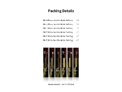 Bb-0.5 Brass Bars For Modeling 0.5mm (8 Pcs) - zdjęcie 7