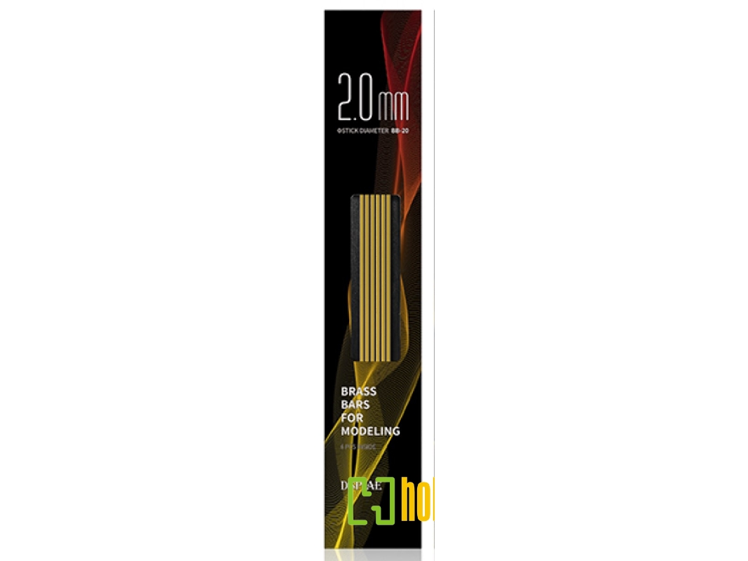 Bb-2.0 Brass Bars For Modeling 2.0mm (6 Pcs) - zdjęcie 1 Bb-2.0 Brass Bars For Modeling 2.0mm (6 Pcs) - zdjęcie 1