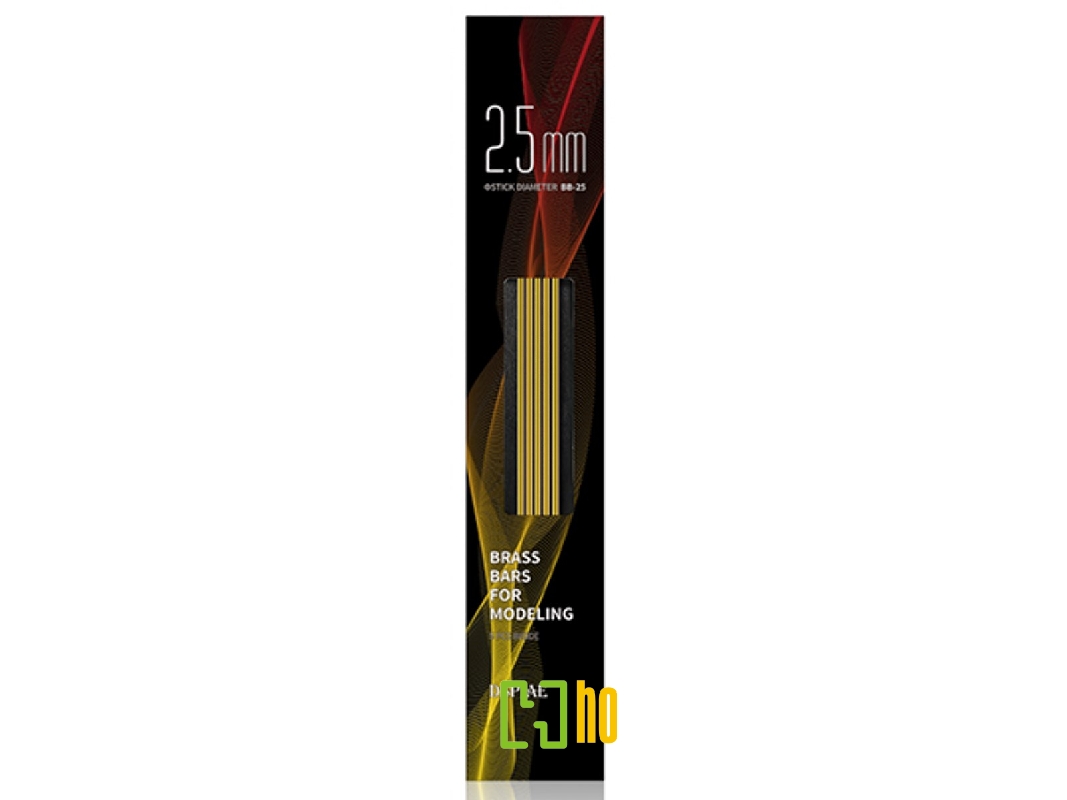 Bb-2.5 Brass Bars For Modeling 2.5mm (5 Pcs) - zdjęcie 1 Bb-2.5 Brass Bars For Modeling 2.5mm (5 Pcs) - zdjęcie 1