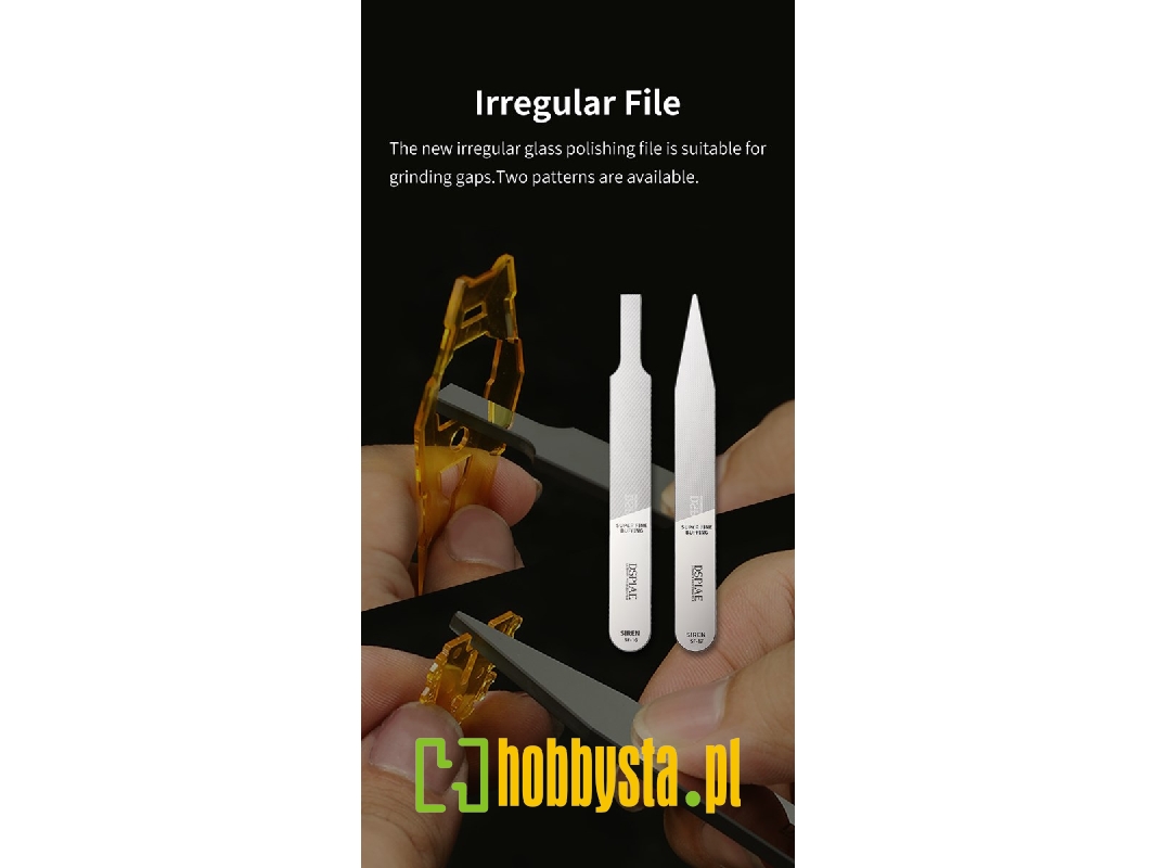 Sf-16 Irregular Glass Mirror Polishing File - zdjęcie 1