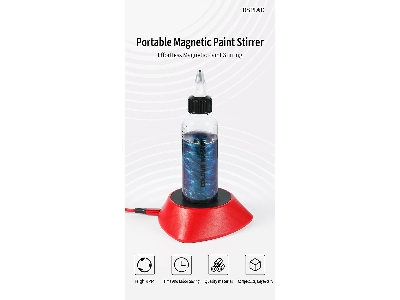 Ms-01le Portable Magnetic Paint Stirrer - zdjęcie 5