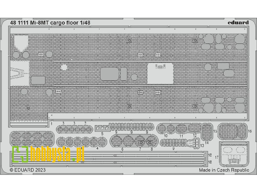 Mi-8MT cargo floor 1/48 - TRUMPETER - zdjęcie 1 Mi-8MT cargo floor 1/48 - TRUMPETER - zdjęcie 1