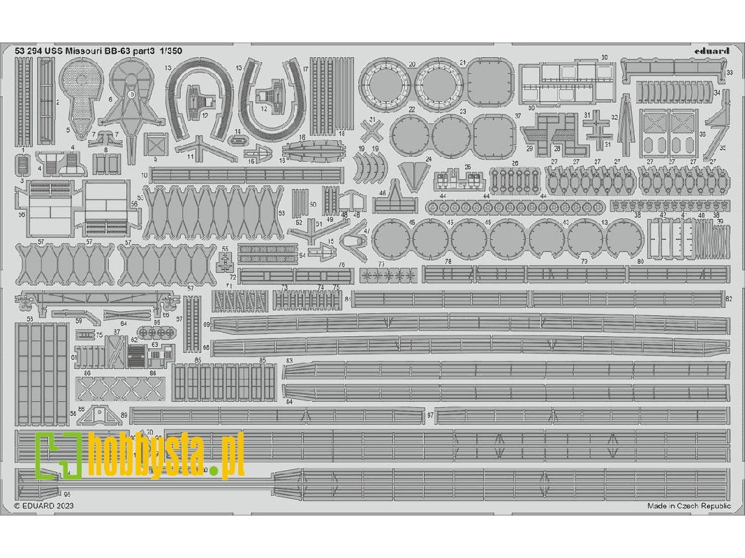 USS Missouri BB-63 part 3 1/350 - HOBBY BOSS - zdjęcie 1 USS Missouri BB-63 part 3 1/350 - HOBBY BOSS - zdjęcie 1