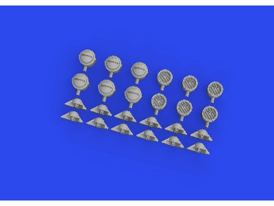 WWII German lamp headlights PRINT 1/35 - zdjęcie 3
