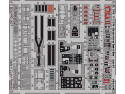  P-39D interior S. A. 1/32 - Special Hobby - blaszki - zdjęcie 1