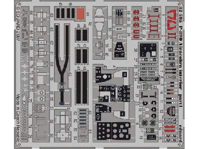  P-39D interior S. A. 1/32 - Special Hobby - blaszki - zdjęcie 2