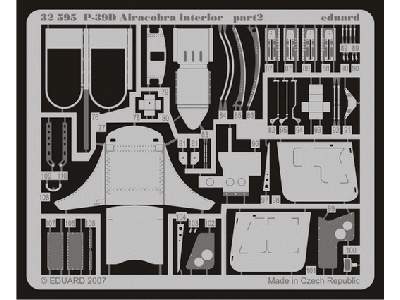  P-39D interior S. A. 1/32 - Special Hobby - blaszki - zdjęcie 3