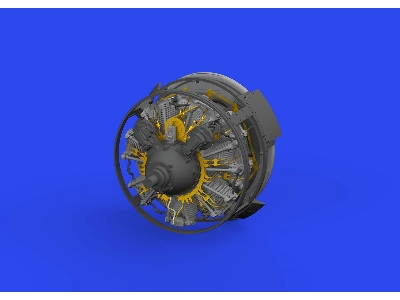 F4F-3 engine mid PRINT 1/48 - EDUARD - zdjęcie 1