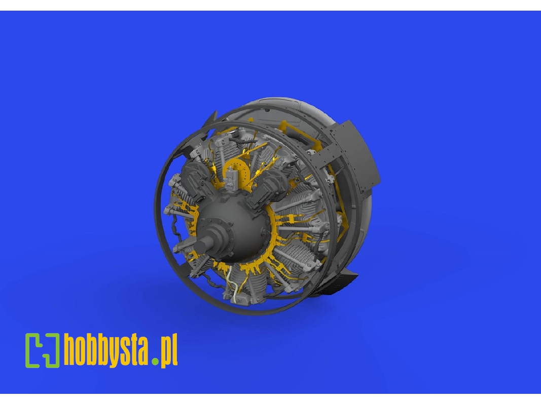 F4F-3 engine mid PRINT 1/48 - EDUARD - zdjęcie 1