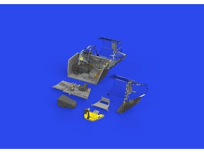 Bf 109G-6 cockpit PRINT 1/48 - EDUARD - zdjęcie 1