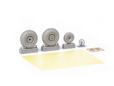 B-25J wheels 1/48 - HONG KONG MODELS - zdjęcie 4