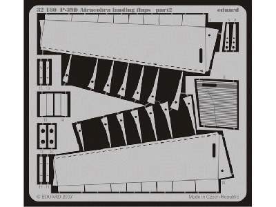  P-39D landing flaps 1/32 - Special Hobby - blaszki - zdjęcie 3