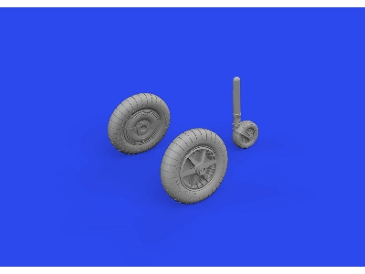 Bf 109F wheels PRINT 1/72 - EDUARD - zdjęcie 3