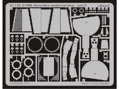  P-39D undercarriage 1/32 - Special Hobby - blaszki - zdjęcie 3