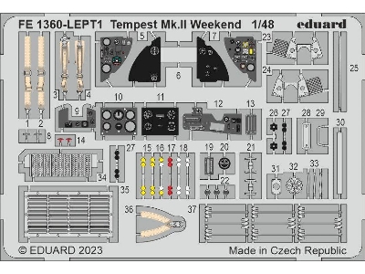 Tempest Mk. II Weekend 1/48 - EDUARD - zdjęcie 1