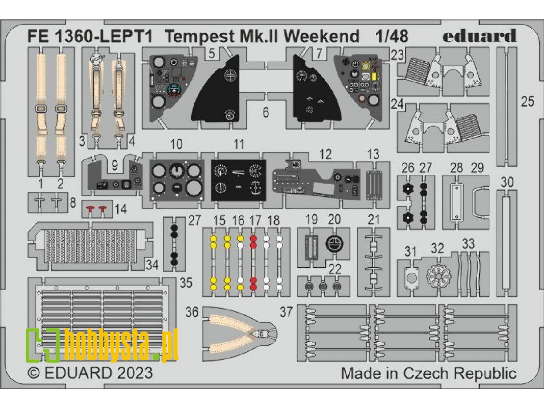 Tempest Mk. II Weekend 1/48 - EDUARD - zdjęcie 1