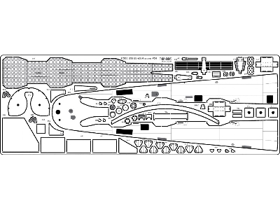 Uss Bb-61 Iowa Wooden Deck 20b 1944 (20b Deck Blue) (For Trumpeter) - zdjęcie 2