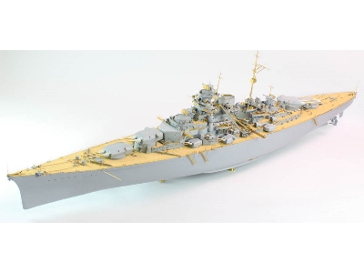Battleship Bismarck 1941 Detail Up Set Basic Version 2 (No Wood Deck) (For Trumpeter) - zdjęcie 1