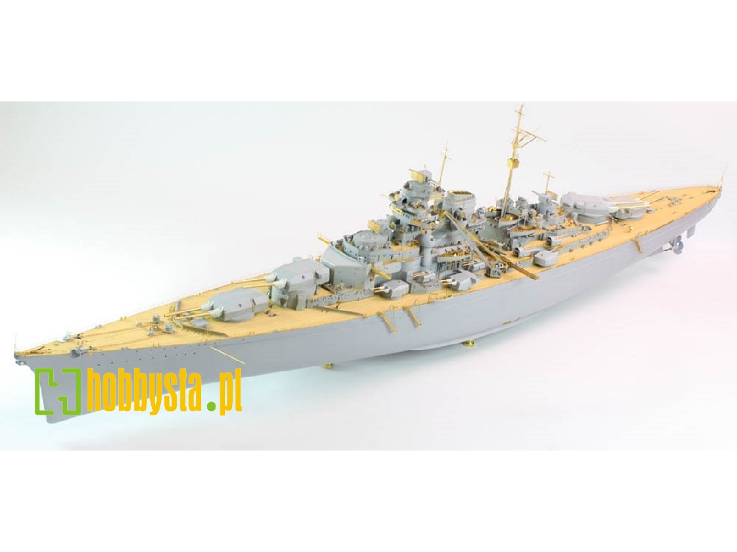Battleship Bismarck 1941 Detail Up Set Basic Version 2 (No Wood Deck) (For Trumpeter) - zdjęcie 1