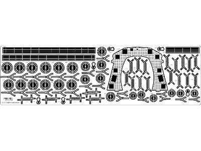 Battleship Bismarck 1941 Detail Up Set Basic Version 2 (No Wood Deck) (For Trumpeter) - zdjęcie 6