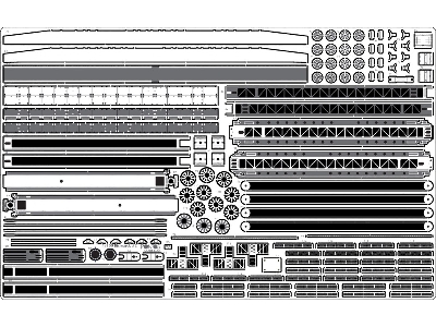 Battleship Bismarck 1941 Detail Up Set Basic Version 2 (No Wood Deck) (For Trumpeter) - zdjęcie 21