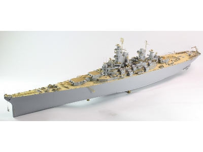 Battleship Uss Bb-61 Iowa 1944 Detail Up Set (Teak Tone Deck) (For Trumpeter 03706) - zdjęcie 12