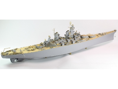 Battleship Uss Bb-61 Iowa 1944 Detail Up Set (Teak Tone Deck) (For Trumpeter 03706) - zdjęcie 23