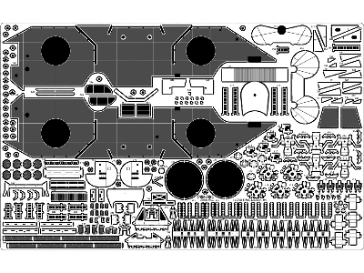 British Battleship Hms Nelson Detail Up Set (For Trumpeter 03708) - zdjęcie 7