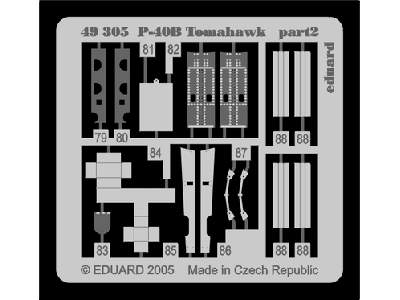  P-40B 1/48 - Trumpeter - blaszki - zdjęcie 4