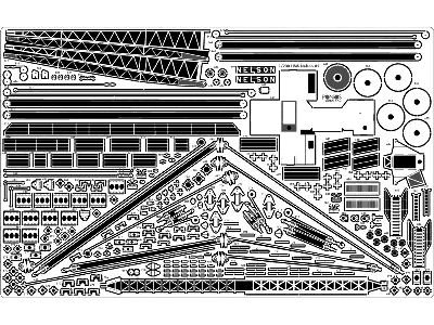 British Battleship Hms Nelson Detail Up Set (For Trumpeter 03708) - zdjęcie 9