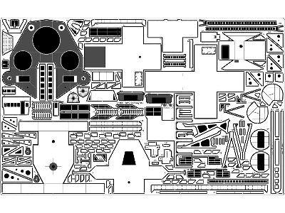 British Battleship Hms Rodney 1942 Detail Up Set (For Trumpeter 03709) - zdjęcie 10