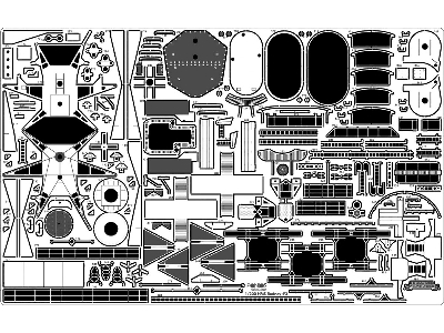 British Battleship Hms Rodney 1942 Detail Up Set (For Trumpeter 03709) - zdjęcie 11