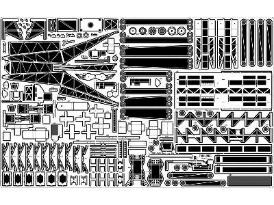 British Battleship Hms Rodney 1942 Detail Up Set (For Trumpeter 03709) - zdjęcie 15