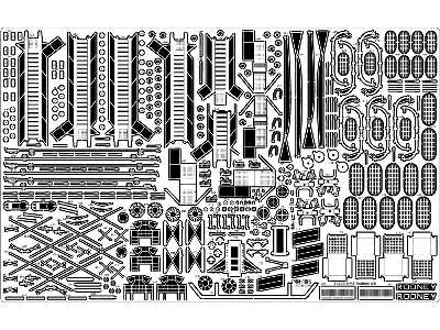 British Battleship Hms Rodney 1942 Detail Up Set (For Trumpeter 03709) - zdjęcie 17